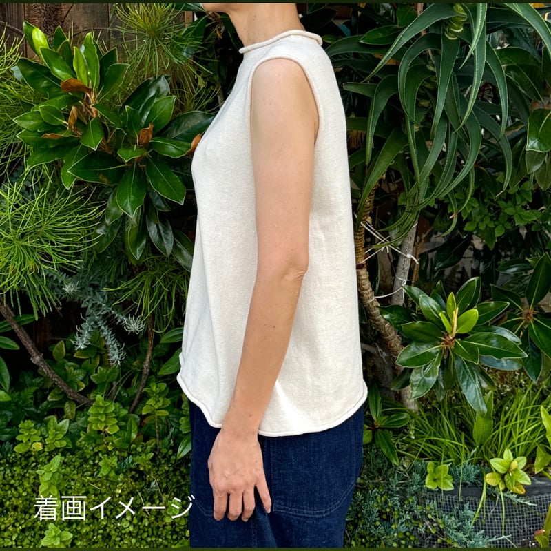 【新品】Deuxieme Classe ノースリーブタートル 綿100% F ショートタートルノースリーブ / itoawase | mokono web store