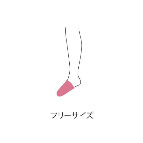 5本指先のインナーくつ下 綿100%