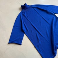 薄綿リブタートル5分袖