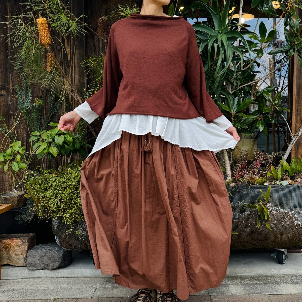 SLOBE IENA KHWOPA HANDKNIT ネパールウールボレロ SLOBE IENA KHWOPA