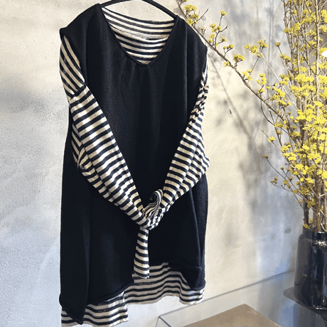 Aラインwoolベスト