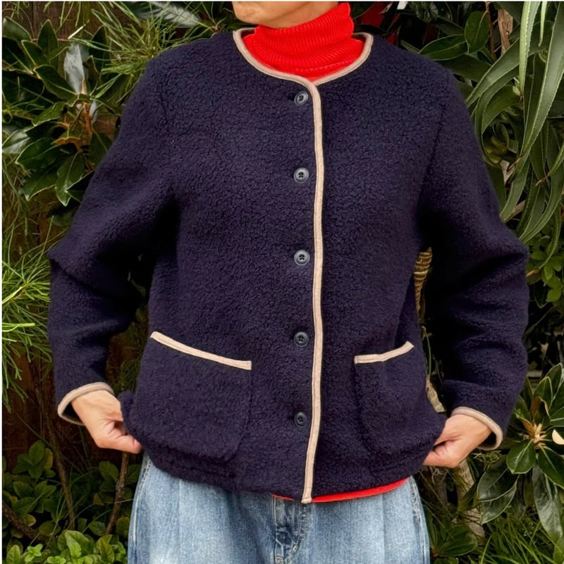 薄綿リブタートル5分袖 | mokono web store