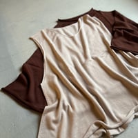Aラインwoolベスト