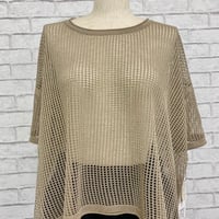 ラメ入りサマーニット