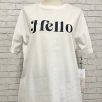 helloロゴTシャツ
