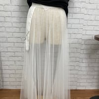 大人シアー巻きスカート