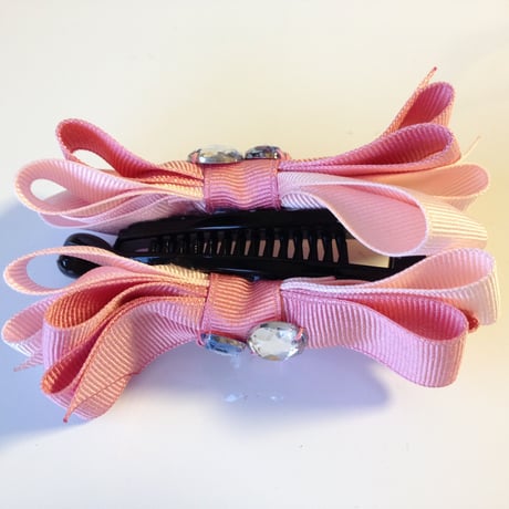 ミニリボンバナナクリップ（髪の毛の量が少ない方向け）