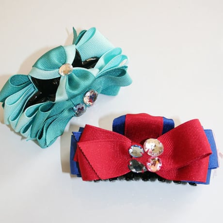 ミニリボンバンズクリップ