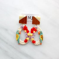 Tropical bird ピアス