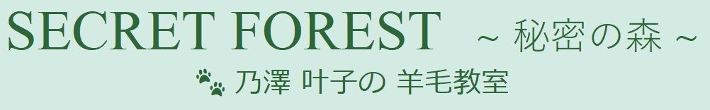 乃澤叶子の羊毛教室　シークレット フォレスト～秘密の森～