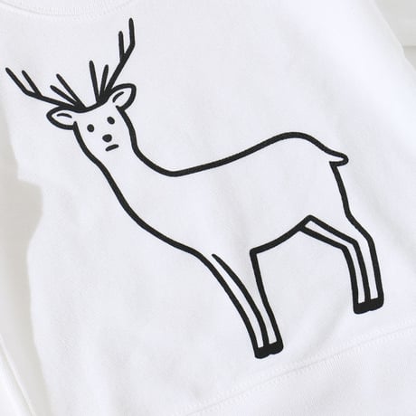 SAFE DEER (sweat/white/KIDS)