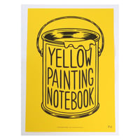 YELLOW PAINTING NOTEBOOK(poster)
