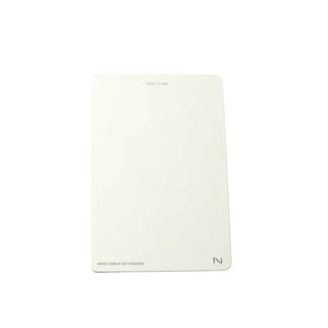 WHITE CARD(postcard)