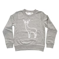 SAFE DEER (sweat/gray/KIDS)