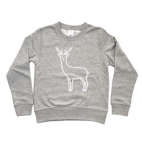 SAFE DEER (sweat/gray/KIDS)