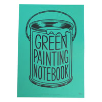 GREEN PAINTING NOTEBOOK(poster)
