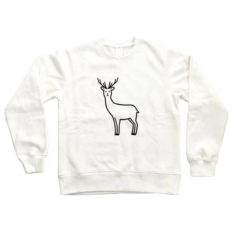 SAFE DEER (sweat/white)