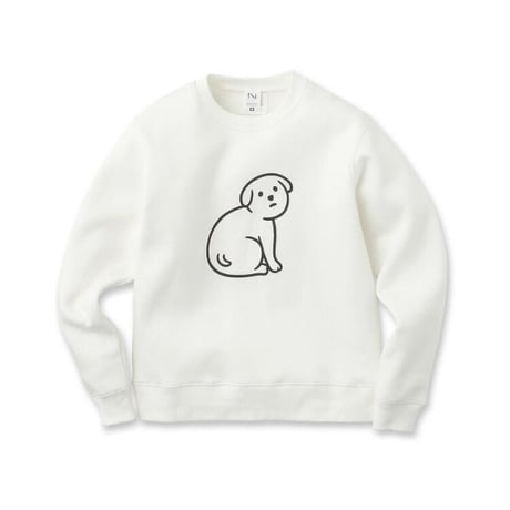 NOT SCARY DOG (sweat/white)