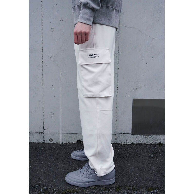 UP+N 20AW FLEECE CARGO PANTS (white) | N store