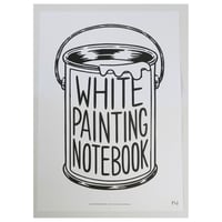 WHITE PAINTING NOTEBOOK(poster)