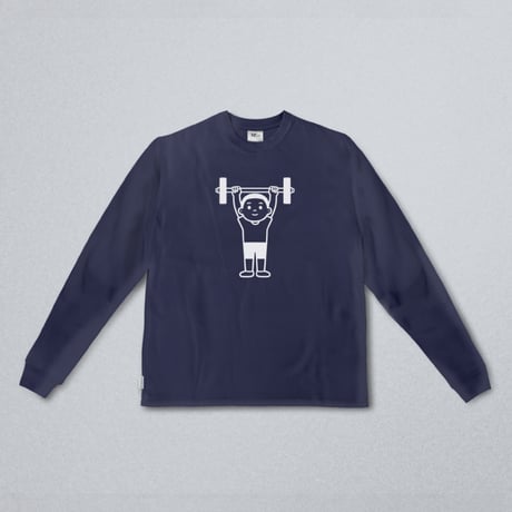 Noritake "Weightlifting" Long Sleeve Tee (navy)