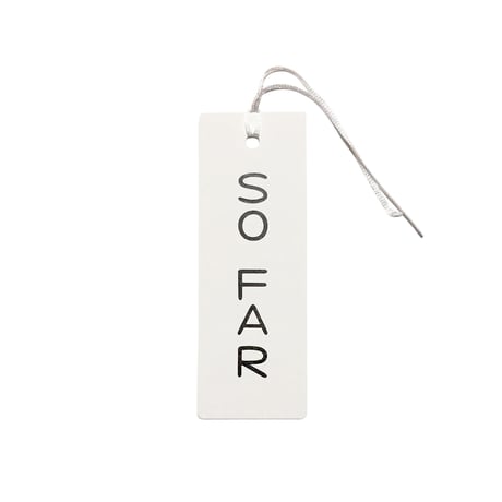 SO FAR(bookmark)