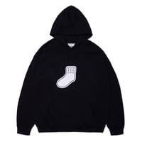 UP+N 21FW SWEAT HOODIE “SOX” (black)
