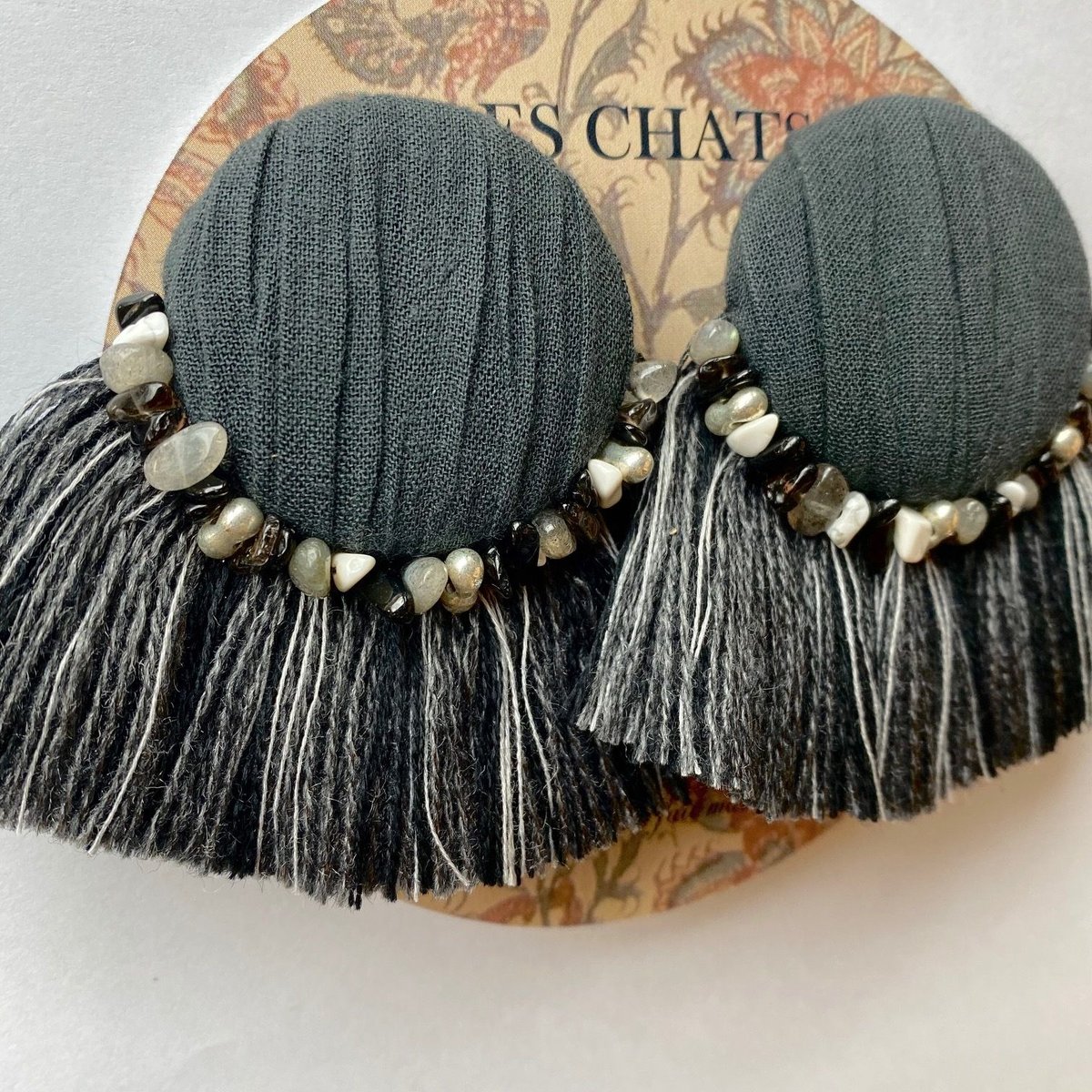 ☆Christmas企画☆Les Chatsイヤリング／oltwax&gram別注デザイン（大 