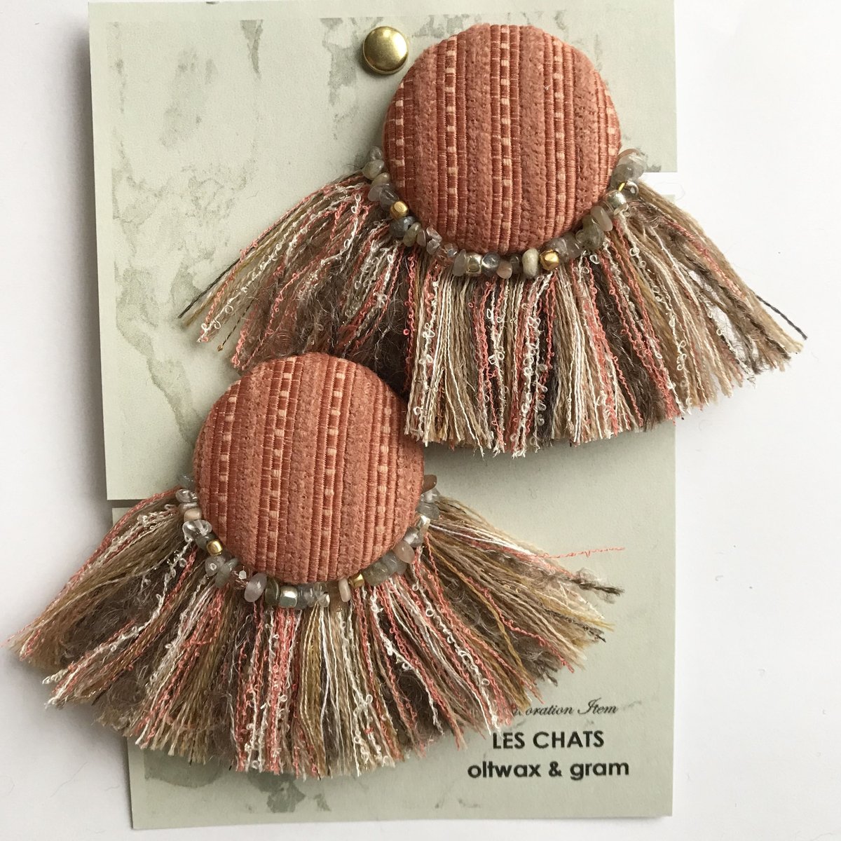 Les Chats × oltwax&gram】イヤリング[大]/PNK | oltwax& 