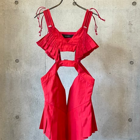 SHIROMA 26S/S pleated blouse