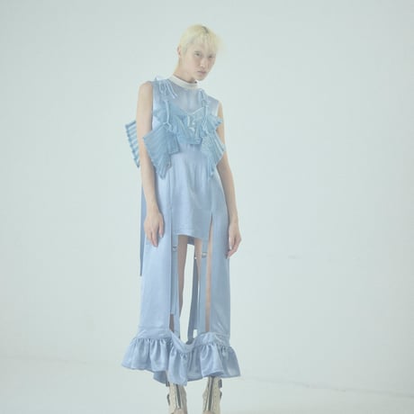 SHIROMA 25S/S clear pleats blouse