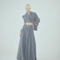 SHIROMA 25S/S asymmetry trench jacket
