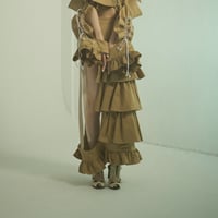 SHIROMA 24-25A/W decorative ruffle skirt（trench）