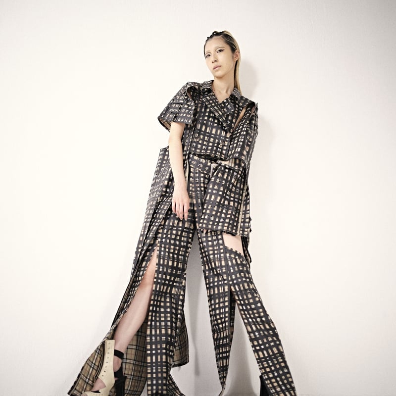 SHIROMA 23S/S TARTAN coat | gusucuma