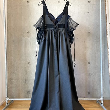 SHIROMA 23-24A/W suspenders dress