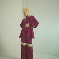 SHIROMA 24-25A/W voluminous sleeve blouse（silk）