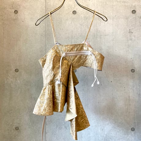 SHIROMA PRISM dress camisole（gold）