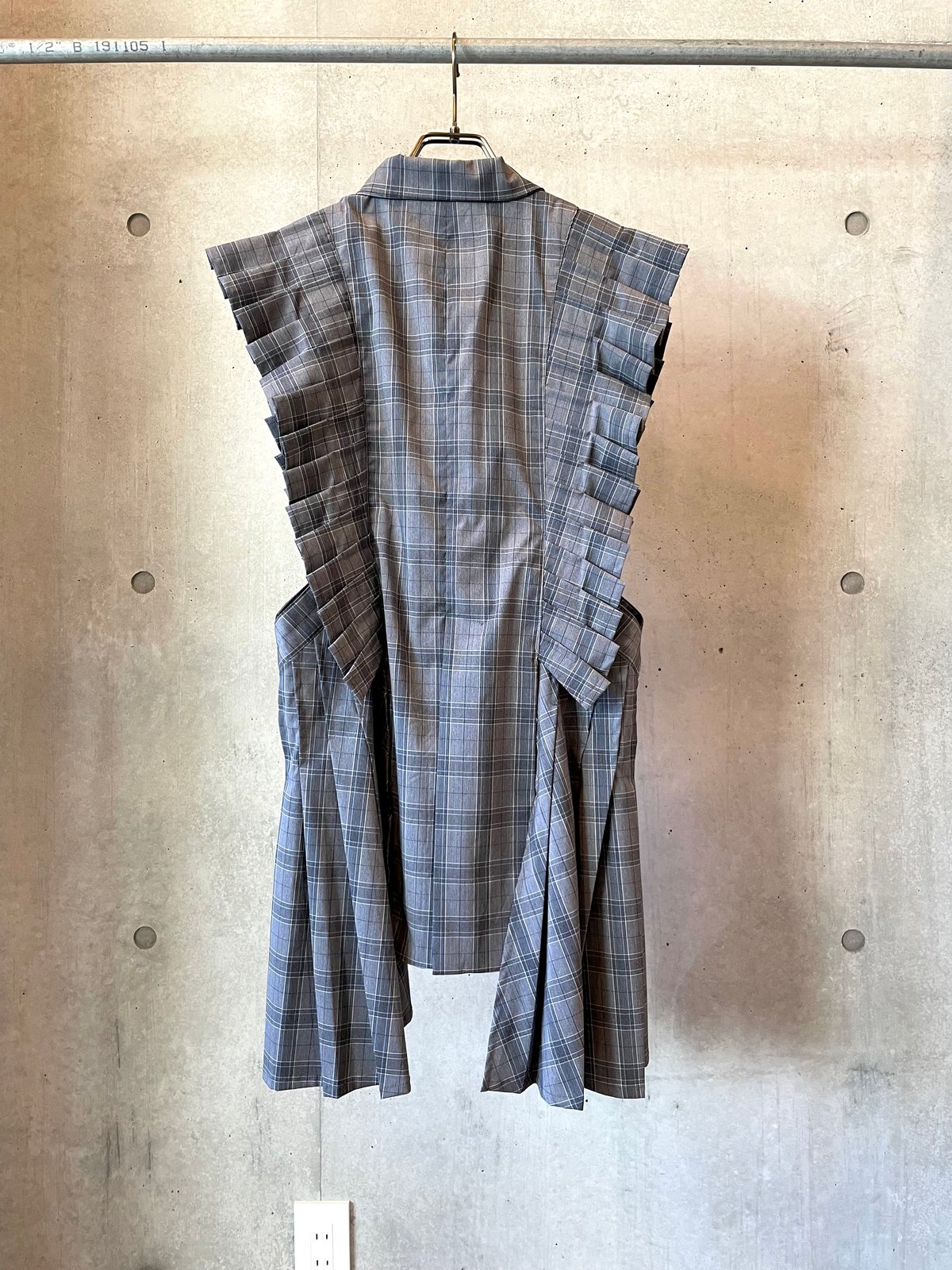 SHIROMA コート SHIROMA 25S/S side pleats jacket | gusucuma