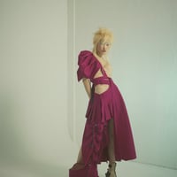 SHIROMA 24-25A/W layered dress（silk）