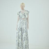 SHIROMA 25S/S Botanical pleats apron