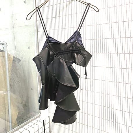 SHIROMA dress camisole（vegan leather）
