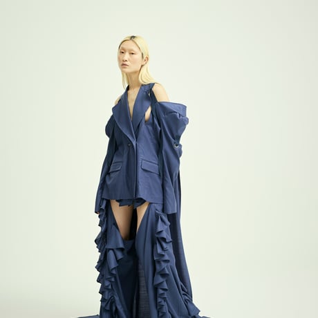 SHIROMA 25-26A/W Ribbon jacket