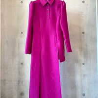 SHIROMA 24-25A/W asymmetry shirtdress（silk）