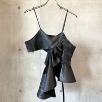 SHIROMA dress camisole（vegan leather）