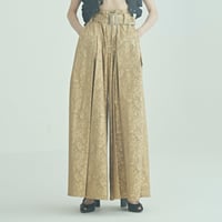 SHIROMA 24S/S PRISM wide slacks