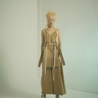 SHIROMA 24-25A/W pleats layered camisole（trench）