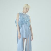 SHIROMA 25S/S clear pleats blouse