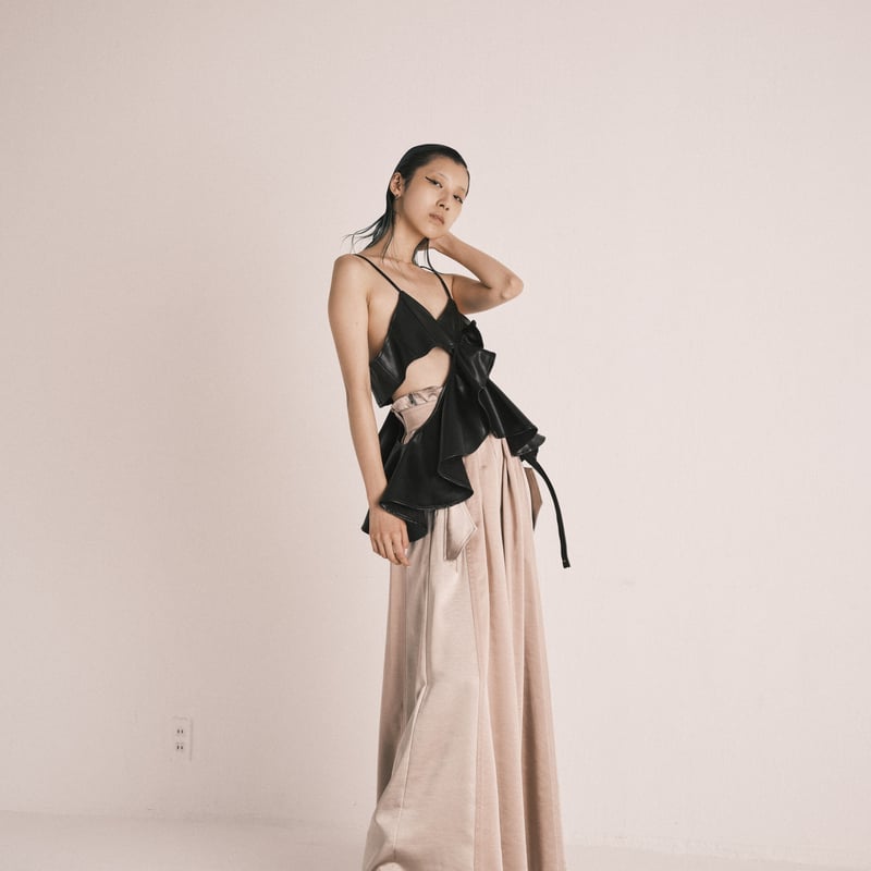 SHIROMA PRISM dress camisole（gold） | gusucuma