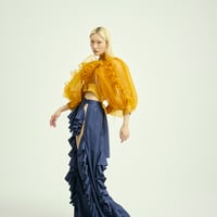 SHIROMA 25-26A/W organza bomber jacket
