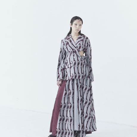 SHIROMA 23-24A/W flocky wrap jacket